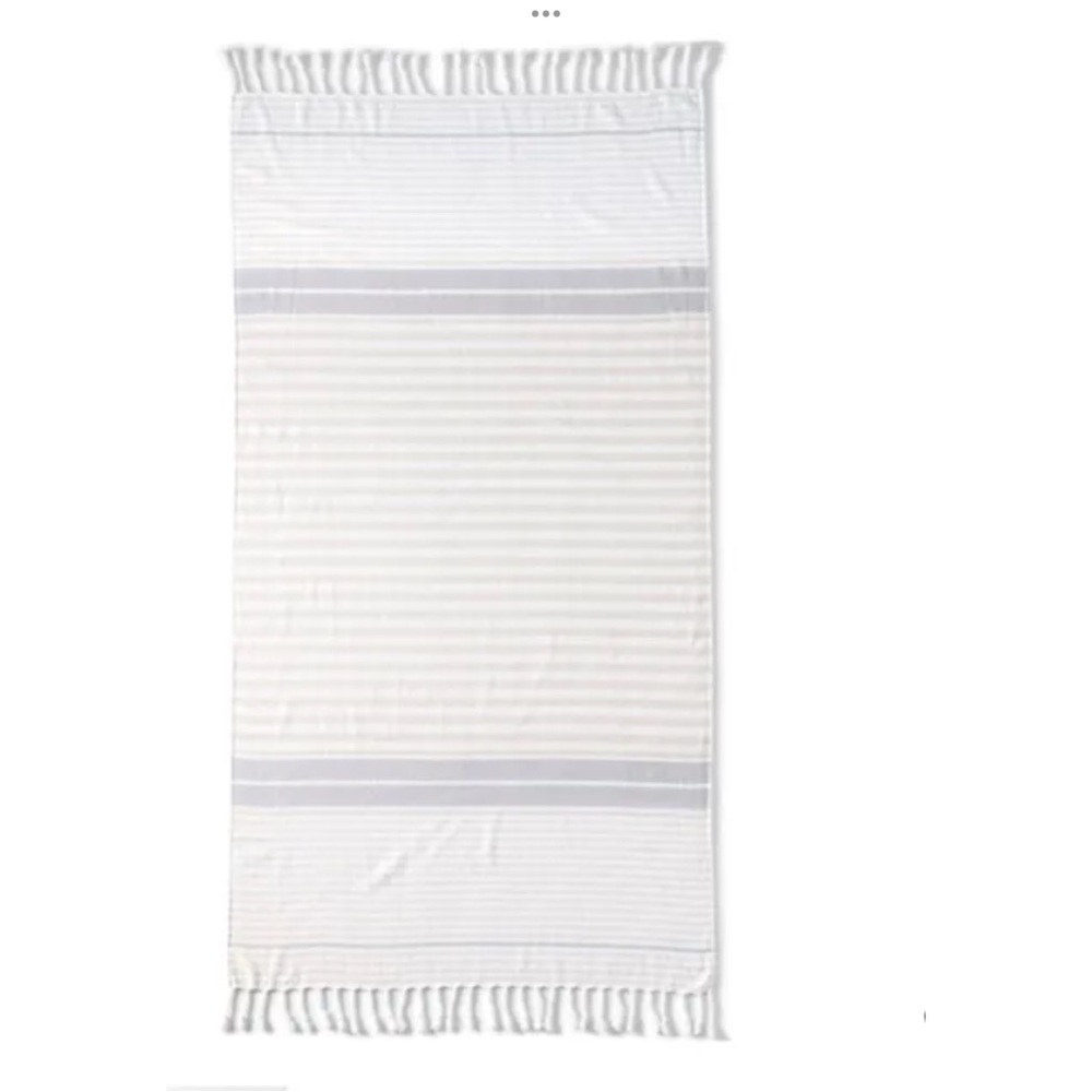 Lands End Turkish Towel monogram misprints huge 79x36 New Sealed cotton